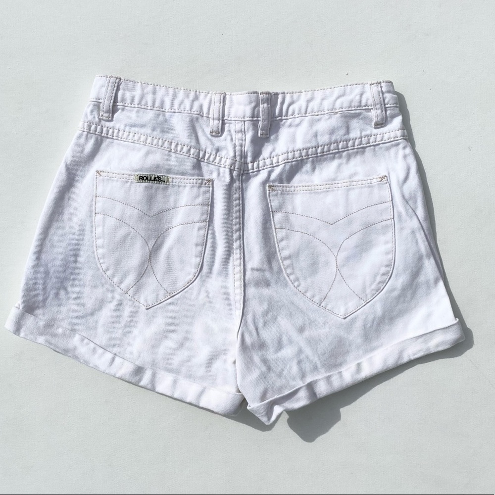 ROLLA'S White Jean Shorts - Picture 4 of 9